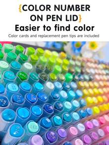 Lápices de pintura acrílica Guangna, marcadores de pincel, suministros de arte para pintar piedras, sin necesidad de presionar, profesionales para dibujo