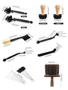 Coffee Machine Portafilter Cleaning Brush, Espresso Handle Powder Bowl Cleaning Brush, Bar Cleaning Brush, Straw Cleaning Brush