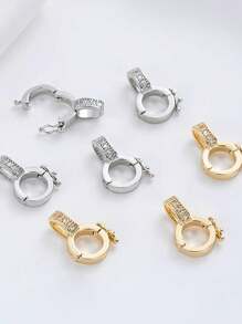 1 件 14K 镀金多功能吊坠扣，手工珠宝 DIY 珍珠吊坠扣配件