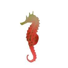 1/3 piezas Caballitos de mar que brillan en la oscuridad, decoración simulada de TPU para acuarios de peces - decoración de paisaje de caballitos de mar de silicona fluorescente para pecera - Multicolor - Ver 8