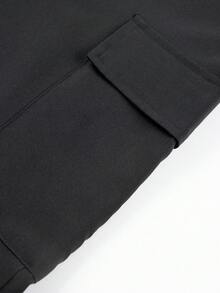 1pc Men's Casual Loose Fit Jogger Pants, Suitable For Daily Commute, Workout, Running, Outdoor, Hiking, Fitness, Jogging, Relaxed Fit, Versatile, Fashionable, Street Style, Ankle Length, Spring/Autumn, Fall