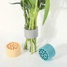 6 piezas (color aleatorio) Soporte de tallo de flor en espiral, herramienta de arreglo floral DIY, herramienta de fijación de tubo/maceta de flor en espiral, accesorio de soporte en espiral para arreglos florales de ramos de flores frescas