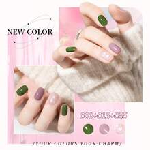 1 Bottle 10ml Water-Based Nail Polish, Quick Drying, Long-Lasting, Peel-Off, Suitable For Students, Alcohol-Free Nails - Burgundy - View 3