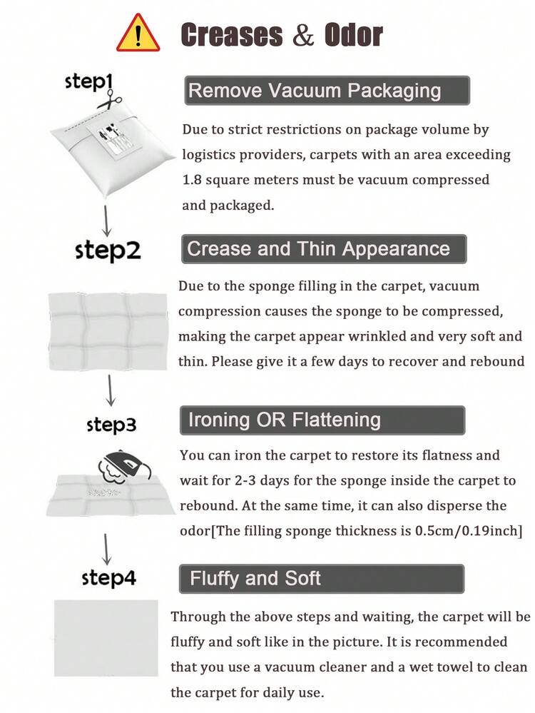 1 pieza Alfombra suave y esponjosa de estilo moderno para dormitorio, sala de estar, dormitorio, habitación, decoración del hogar interior. Alfombra de área mullida y peluda, cómoda alfombra de piso para dormitorio - Multicolor - Ver 8