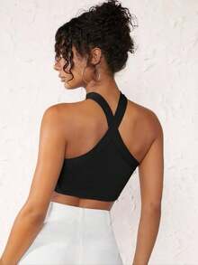Women's Cropped Top With Thick Cross Straps, Several Dressing Options, Super Light And Comfortable!!! - THEREFORE - View 2