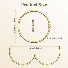 10 buc/30 buc/50 buc inele de perdea antirugină, cârlige pentru perdea de duș, suporturi metalice pentru perdea de duș în culori aurii, negre și argintii, glisare lină pentru tija de perdea și perdea de duș