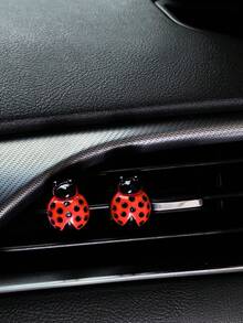 2 pièces Bouches d'aération intérieures de voiture, décorations de climatisation, accessoires d'insectes ajoutant de la vitalité à l'intérieur de la voiture - Taille Unique - Voir 4