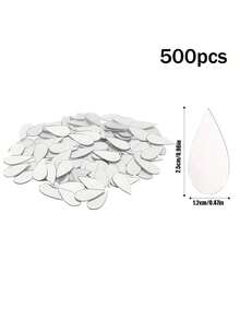 100/500pcs Craft Mirror Set - 4 Shapes (Triangle, Square, Round, Diamond) - 1" Plastic Glass Tiles For DIY Mosaics & Disco Ball Decorations - Multicolor - View 25