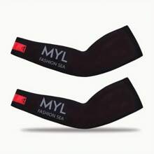 Mangas de hielo de verano para hombres y mujeres - Transpirables y cómodas, adecuadas para deportes al aire libre, ciclismo, correr, golf y conducir, te protegen en el sol. - Negro - Ver 1