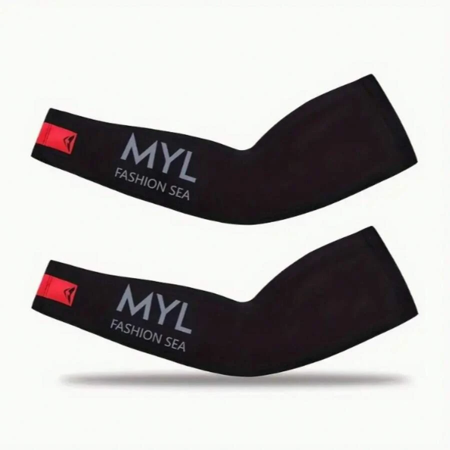 Mangas de hielo de verano para hombres y mujeres - Transpirables y cómodas, adecuadas para deportes al aire libre, ciclismo, correr, golf y conducir, te protegen en el sol. - Negro - Ver 1