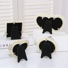 1-częściowa ramka na zdjęcia, piękna ramka na zdjęcia z imitacją pereł, używana do półek ekspozycyjnych w pracy, dekoracja ścienna DIY na biurko, artystyczna dekoracja domu, dekoracja na przyjęcie urodzinowe, prezenty świąteczne na rocznicę ślubu – w zestawie losowy papier wewnętrzny