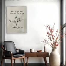 Framed Book Page Art - Heartfelt Mounted Quote From The Popular Charlie Mackesy Book The Boy, The Mole, The Fox And The Horse.Canvas Poster