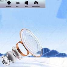 New TWS Wireless Bluetooth Earbuds, 5.3 Bluetooth Protocol, In-Ear, Long Battery Life, Gaming Earphones, TWS Running Earbuds, Compatible With Smartphones - White - View 7