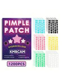 1400Pcs Star-Shaped Spots Pimple Patches For Face, Cute Pastel Colors Colorful, Love Stickers Protect And Heal, Popular Marks And Cover Spots, Perfect For Spots, Cover Pimples Overnight - Nearly Invisible Patches For All Skin Types, For Party Bar Girls Lady. - Multicolor - View 13