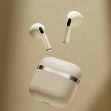 New TWS True Wireless Bluetooth Earphones, Leather Texture, In-Ear, Running Sports Earphones, Long Battery Life, Noise Cancelling Earphones With Microphone, Best Choice For Christmas And Other Holiday Gifts - Multicolor - View 3