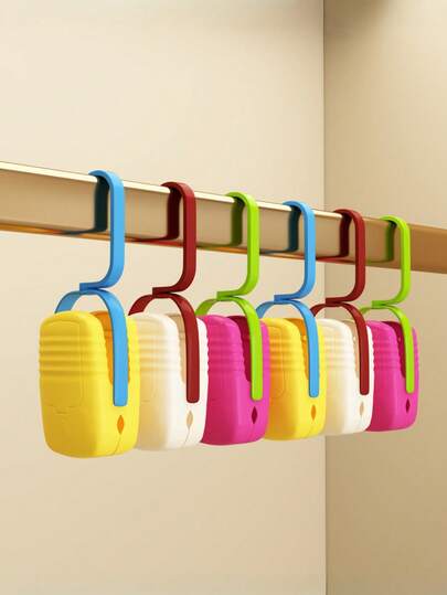 3pcs Seamless Soft Rubber Clothes Clips Large Size With Hooks - Wind-Resistant, Heavy-Duty Secure Grips For Hanging Clothes, Socks, Hats, Scarves; Multi-Purpose Laundry And Closet Organizer Clips For Indoor And Outdoor Drying, Durable Rubber Texture, Ultra-Strong Hold, Rust-Proof, Easy-Open Design, Perfect Mother's Day Gift And Spring Home Refresh