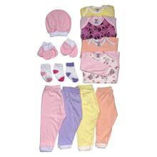 15-Piece Baby Layette Kit, Comfort And Style Assortment, Girl And Boy Unisex - Màu Hồng baby - Xem 3