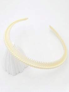 4 قطع شريط رأس للنساء لغسل الوجه مانع للانزلاق، شريط رأس بتصميم أسنان المشط، شريط رأس بتصميم موجي كاكسسوار شعر عصري