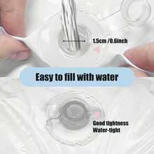 2/4pcs Reusable White Balloon Stands With Weight Bags - Durable Plastic For Tabletop Display, Suitable For All Seasons And Holidays, Balloon Display | Decoration Stands | Reusable Plastic