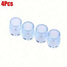 4/8/12/16pcs Silicone Chair Leg Covers - Non-Slip Round Furniture Feet Pads - (Silicone Material With Elasticity) Polished Metal Finish Compatible - Floor Protectors, No Power Required - Multicolor - View 6