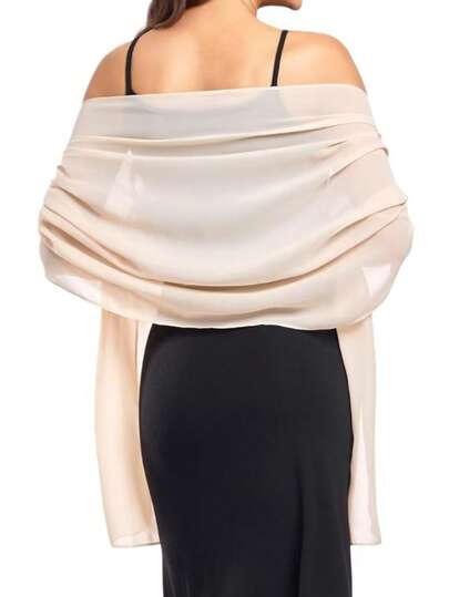 Chal de gasa, adecuado para novias, bodas, vestidos de gala y ocasiones especiales