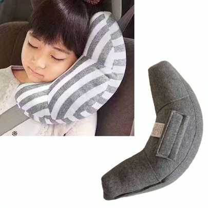 1 Stück Kindersitz Reisekissen Nackenstütze, ultra weiche Kopf- und Schulterkissen, Gurt Schlafkissen für Kinder und Erwachsene, kompatibel mit allen Autos
