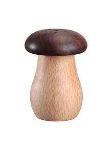 Cirelle Charming Mushroom Shaped Toothpick Holder - Black Walnut Wood, Perfect For Kitchen And Dining Room Decor, Ideal Gift For Valentine's Day, Thanksgiving, Mother's Day And Father's Day