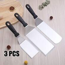 Espátula para bistec de acero inoxidable para barbacoa, tenazas para parrilla Hibachi y tortitas, pala gruesa para servir pizza - Herramientas de cocina - Multicolor - Ver 27