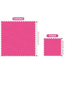 25pcs/Pack 13"X13" Disposable Dinner Napkins, Rose Red Petal Design, Suitable For Party Decoration, Theme Parties, Cocktail Events, Weddings, Desserts