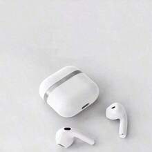 New TWS True Wireless Bluetooth Earphones, Leather Texture, In-Ear, Running Sports Earphones, Long Battery Life, Noise Cancelling Earphones With Microphone, Best Choice For Christmas And Other Holiday Gifts - Multicolor - View 4