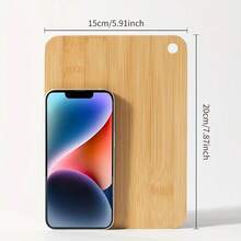 Thick Royal Crafted Bamboo Cutting Board - Kitchen Chopping Block With Juice Groove And Easy Grip Handle - Food Natural Wood - Suitable For Holidays: Halloween, St. Patrick's Day, Christmas, Easter, Thanksgiving - Yellow - View 8