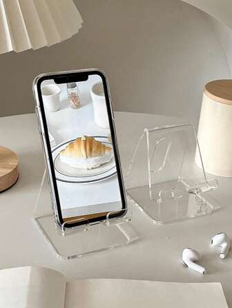 1pc Multi-Color Desktop Phone Holder With Protective Packaging, Creative Decoration & Charging, Anti-Slip Design, Suitable For Various Scenes