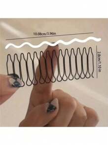 10 piezas de herramientas para el peinado con forma ondulada, clips de cabello fijos, mini clips para flequillo, adecuados para el cuidado del cabello de las mujeres durante todo el año, decoración del hogar y el baño, decoración de otoño, de vuelta a la escuela