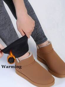 1-pack damleggings med termofoder i grått, europeiskt och amerikanskt mode, avslappnat, minimalistiskt och elegant, hög elasticitet, bantande, enfärgade, smala byxor, lämpliga för hemmabruk, träning, yoga, fitness, utomhuspromenader, fest, present - Grå - Visa 3