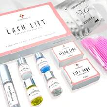 Lash Lift Kit, Eyelash Perm Kit, Professional Eyelash Curling Lash Extension Set, Glue Upgraded Version, Lash Extensions, Lash Curling, Semi-Permanent Curling Perming Kits Suitable For Salon Use - Bạc - Xem 3