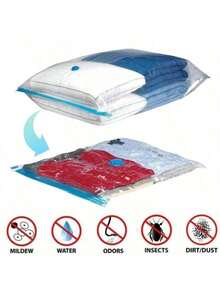 13 packs Sacs de rangement sous vide pour économiser l'espace, organisation de rangement de cuisine, pour le rangement de vêtements et le rangement sous le lit, sacs de rangement sous vide, pour les sacs de rangement de jouets, les essentiels de voyage à la maison, le sac de voyage avec pompe incluse, sacs sous vide pour vêtements, couettes, couvertures, literie