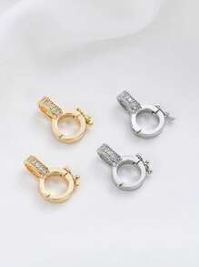 1 件 14K 镀金多功能吊坠扣，手工珠宝 DIY 珍珠吊坠扣配件