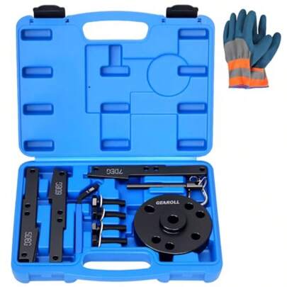 3163021 Cam Timing Tool Kit 3163530 Engine Brake Adjustment Tool 7MM Compatible With Cummins ISX QSX X15 Engine With 4 5 6 7 Degree Wedge Cam Gear Puller Crank Pin Replace 3163020 3163069