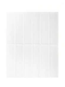 10/30pcs White Brick Pattern Self-Adhesive Tile Stickers, Easy To Peel And Stick Ceramic Tile, Waterproof Wallpaper Suitable For Living Room, Kitchen Backsplash, Bathroom, Zellige Style