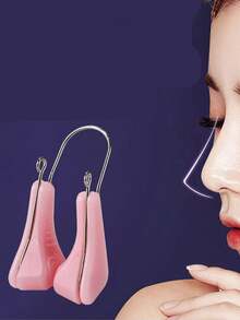 Corrector de puente nasal, elevador nasal, moldeador de nariz ajustable sin electricidad, reutilizable, elevador de nariz multifuncional, adecuado para dormir y trabajar, herramienta de belleza reutilizable para hombres y mujeres, adecuado para diversos ocasiones para realce de la belleza y comodidad - Multicolor - Ver 12