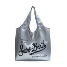 2025 New Large Capacity Bag For Women, Niche Design, Versatile Letter Handbag, Commuter Shoulder Bag - 銀色 - 查看 3