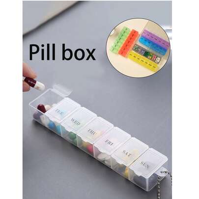 Hộp đựng thuốc dạng miếng dán cắt sẵn được nâng cấp, hộp đựng thuốc hàng ngày khi đi du lịch, lọ thuốc mini thiết yếu khi đi du lịch, hộp đựng thuốc 7 ngày, hộp đựng thuốc du lịch, hộp đựng thuốc, giá đựng thuốc, hộp đựng thuốc, vật dụng thiết yếu khi đi du lịch