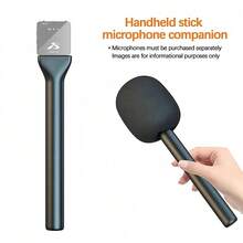 Wireless Microphone Handheld Pole, Interview Handheld Pole, Aluminum Alloy Handle, Suitable For Various Clip-On Microphone Models, Wireless Interview Microphone Adapter - Multicolor - View 8