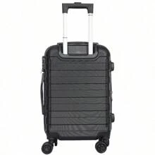 Hardside Carry On Spinner Suitcase Luggage Expandable With Wheels 22" Black - 預設 - 查看 11