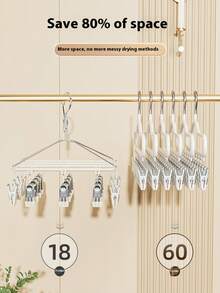 8-Clip Multifunctional Hat Rack, Home Hanging Hook Rack For Baseball Cap, Beret, Socks, Wardrobe, Closet