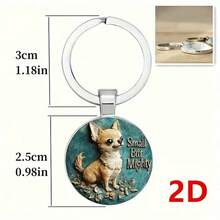 1 Pieza Llavero, Nuevo Llavero Personalizado de Moda con Forma, Adecuado para Regalos y Pequeños Obsequios para Amigos Durante Festividades