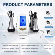HanTai New 3-In-1 Beauty Device, Body Shaping Device, Suitable For Home Spa Skin Care, Suitable For Face, Arms, And Bo - 美規A型插(110-127V) - 查看 7