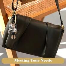 1 Piece Of Golden Brass Key Ring Screw Lock- Keychain Organizer For Handbags, Wallets, And Keys- Durable Bag Decoration For Outdoor And Daily Use, Suitable For Keychains In Bags - Gold - View 10