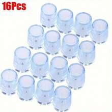 4/8/12/16pcs Silicone Chair Leg Covers - Non-Slip Round Furniture Feet Pads - (Silicone Material With Elasticity) Polished Metal Finish Compatible - Floor Protectors, No Power Required - Multicolor - View 2