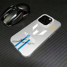Football Superstar Messi Team Uniform Phone For 16 15 14 13 12 11 Pro X XR XSMAX 8 Plus Anti-Drop Matte Back Cover Christmas Fall Phone 17 Halloween Accessories - 混合顏色 - 查看 6